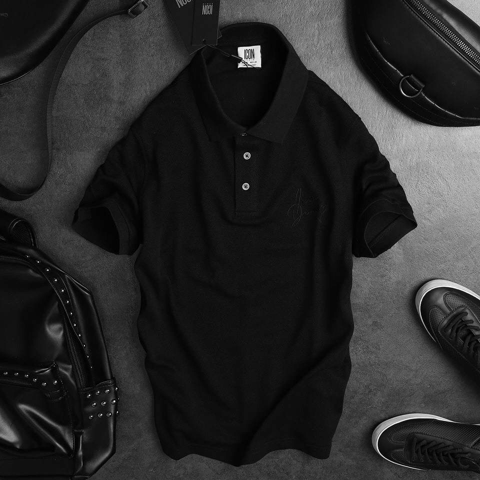 ÁO THUN TAY NGẮN POLO NAM CÓ CỔ-  POLO ICon TRƠN CAO CẤP - chất thun cá sấu cotton 4 chiều | BigBuy360 - bigbuy360.vn