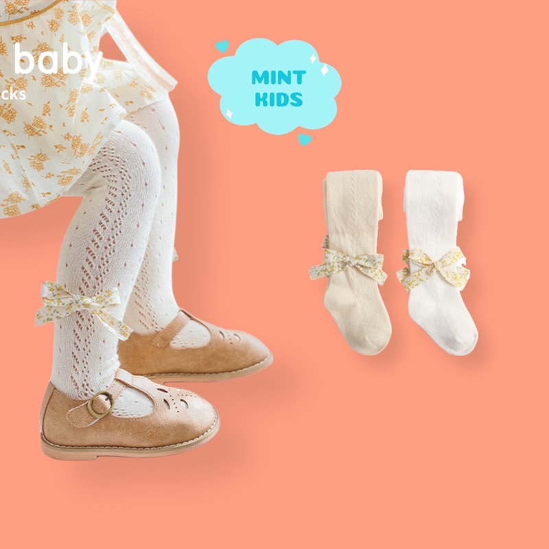 Quần Tất Cho Bé Gái, Quần Tất Lưới Cho Bé Cao Cấp Nemo Baby Vải Lưới Mềm Mại, Thoáng Khí, Cho Bé 0 Đến 4 Tuổi QT-01