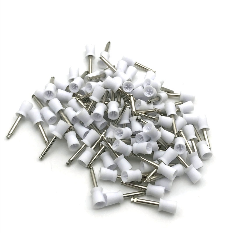 Set 100 Cốc Đánh Bóng Răng Bằng Cao Su Chất Lượng Cao