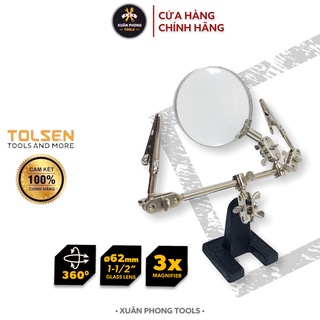 Kính lúp công nghiệp tolsen 38090 | xuân phong tools