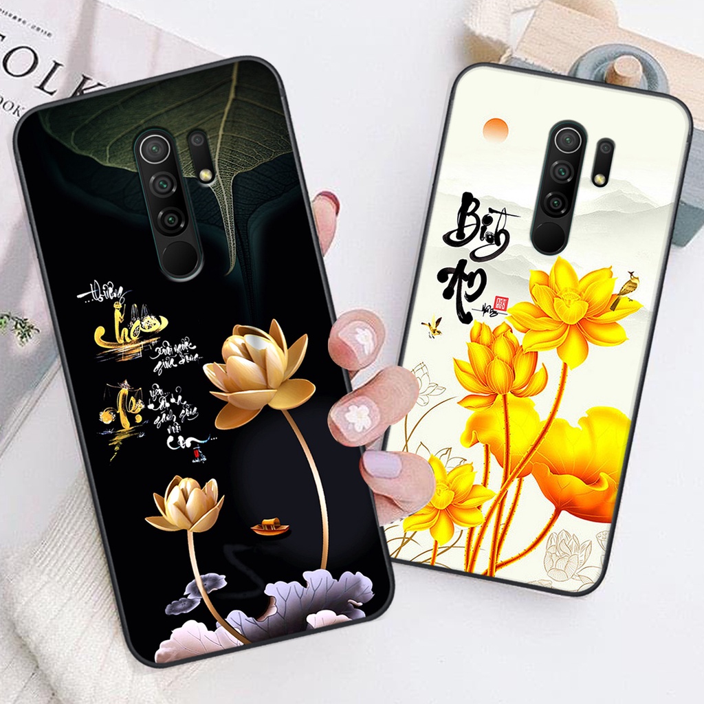 Ốp lưng Xiaomi REDMI 9 in hình chữ tài chữ lộc, Cha Mẹ, bình an SIÊU ĐẸP