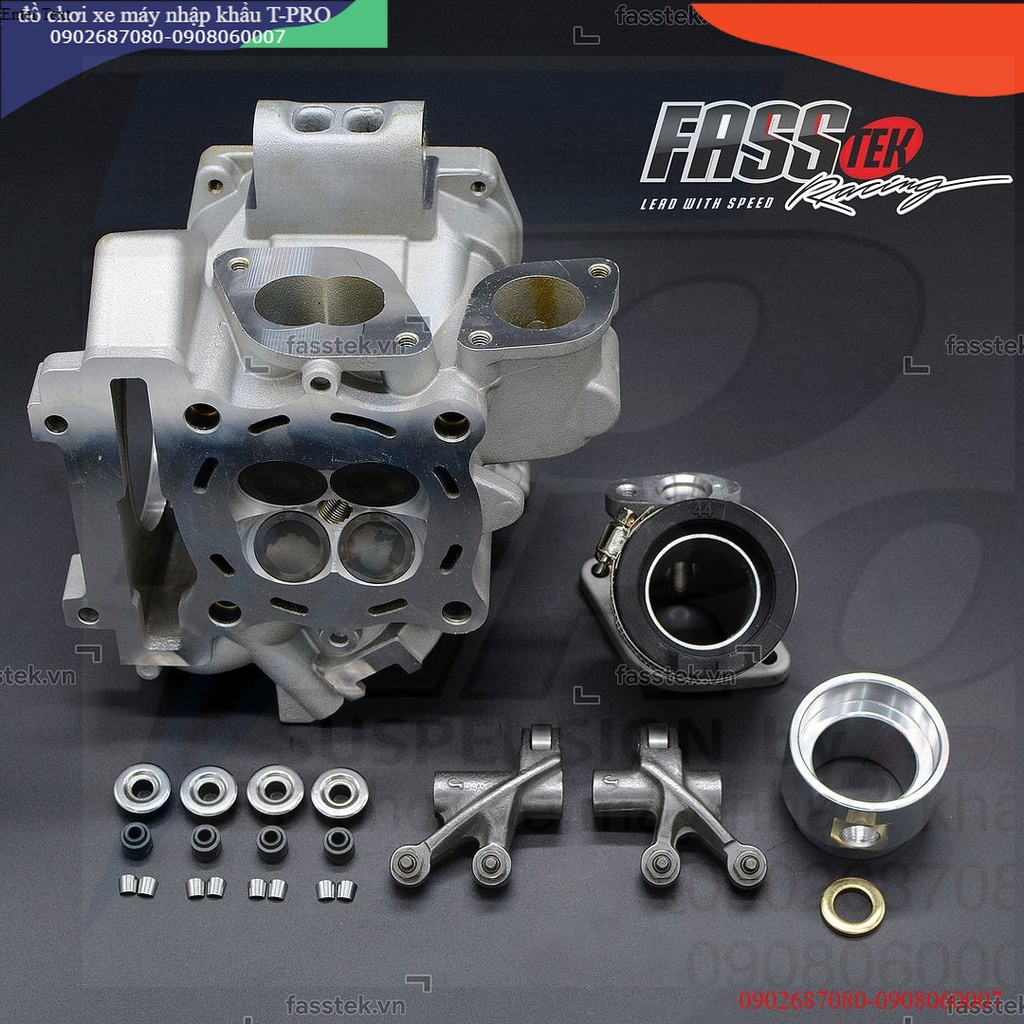 BỘ ĐẦU QUILAT FASSTEK RACING 23/26MM CHO EXCITER 150/135