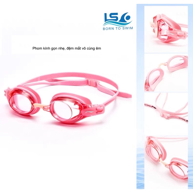 Kính bơi Lining chính hãng LSSJ115 nam nữ