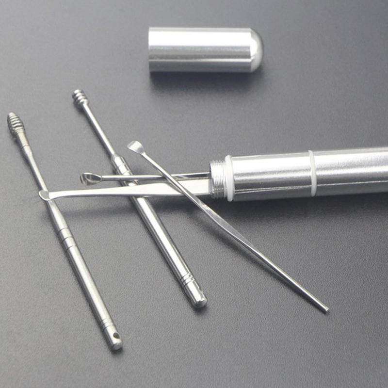 [Hàng mới về] Bộ 6 Dụng Cụ Lấy Ráy Tai Hình Xoắn Ốc Bằng Thép Không Gỉ Chất Lượng Cao | BigBuy360 - bigbuy360.vn