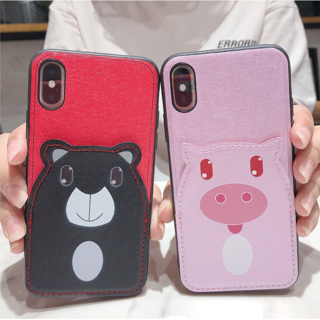 Ốp lưng iphone Gấu & Lợn 5/5s/6/6plus/6s/6s plus/6/7/7plus/8/8plus/x/xs/xs max/11/11 pro/11 promax – Shin Case | BigBuy360 - bigbuy360.vn