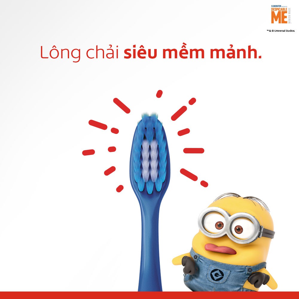 Bộ 2 Kem đánh răng 80g và bàn chải Colgate cho trẻ em Minion