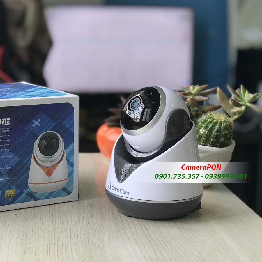 Camera CareCam Trong Nhà 3.0 MpX Hỗ Trợ Thẻ Nhớ Ghi Hình