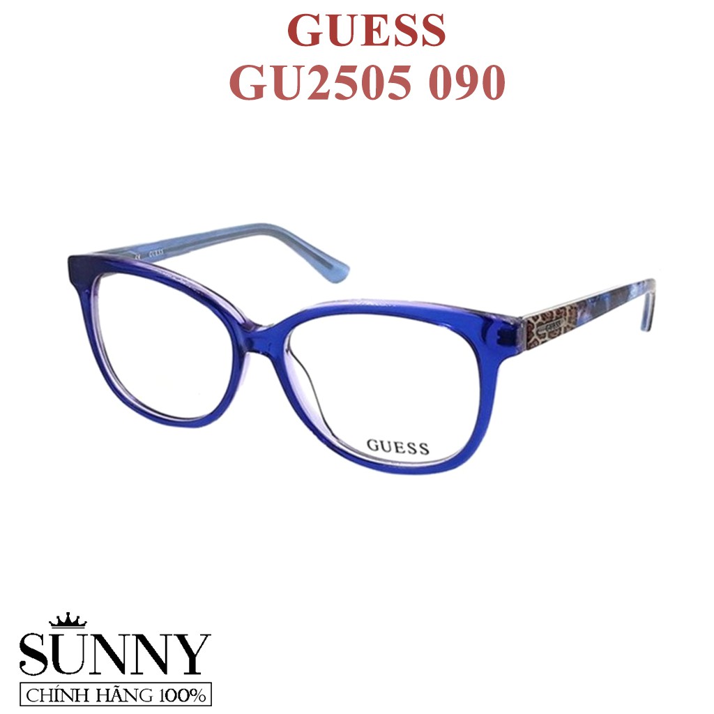 GU2505 - gọng kính thời trang Guess chính hãng, thiết kế dễ đeo bảo vệ mắt