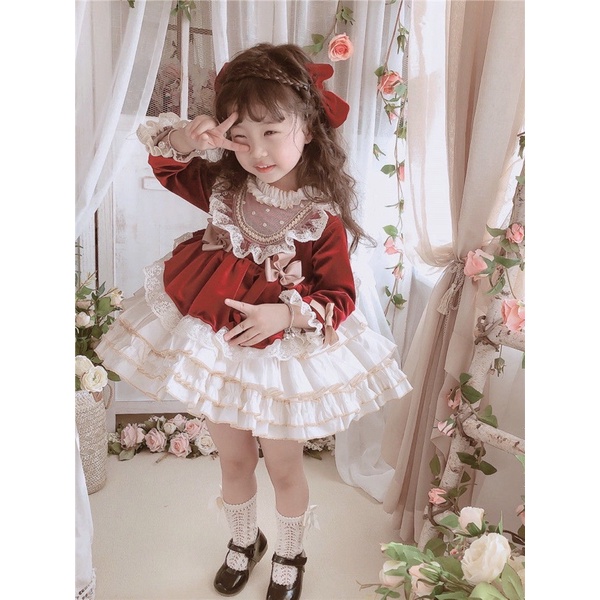 Váy công chúa cho bé, cao cấp 1-6y- order