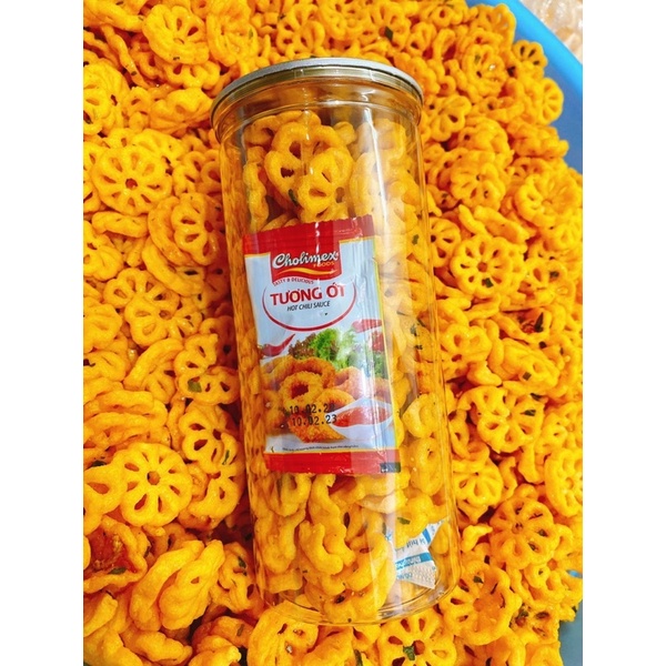 Bánh snack hình hoa mai - giòn rụm đã miệng