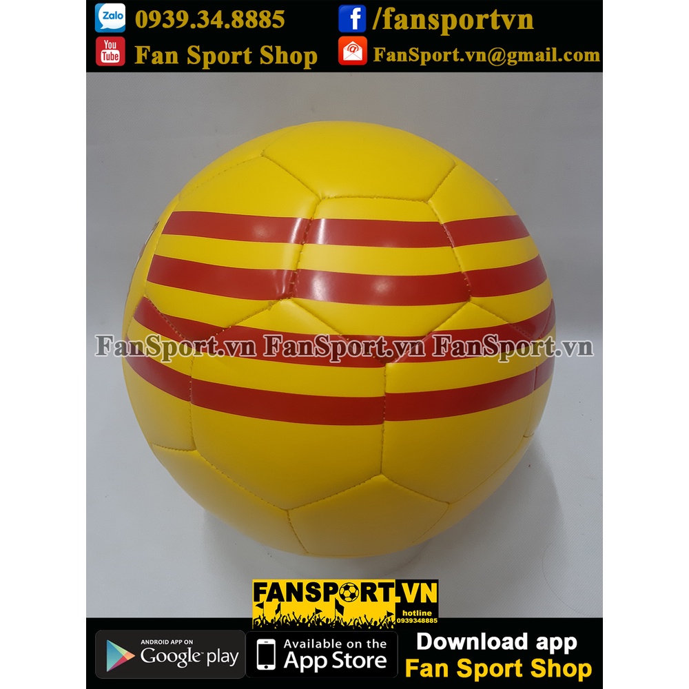 Trái bóng Ball Barcelona 2019 2020 2021 four shirt yellow official size 5