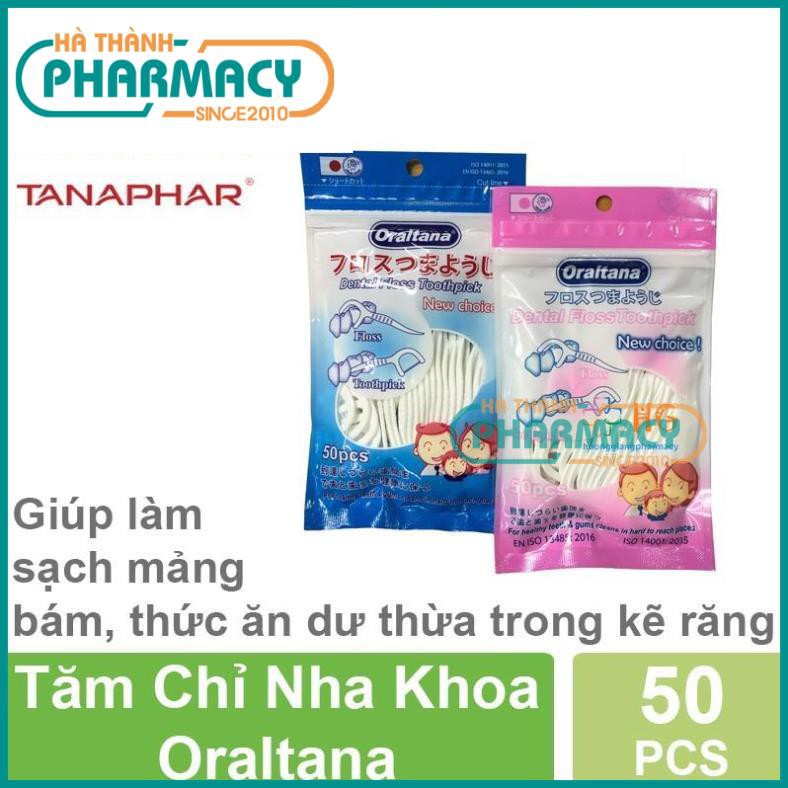 Tăm chỉ nha khoa Oraltana (Gói 50 PCS)