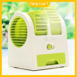 Điều hòa mini 2 cửa để bàn | Quạt đá 2 cửa new 2020