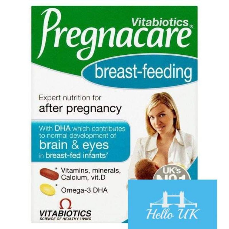 [Có Bill Anh] Vitamin tổng hợp Pregnacare Breast feeding Bú Anh 84 viên