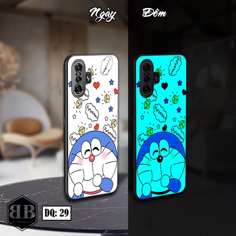 Ốp lưng kính Dạ Quang Xiaomi Redmi K40 Gaming phát sáng trong đêm chống sốc tốt
