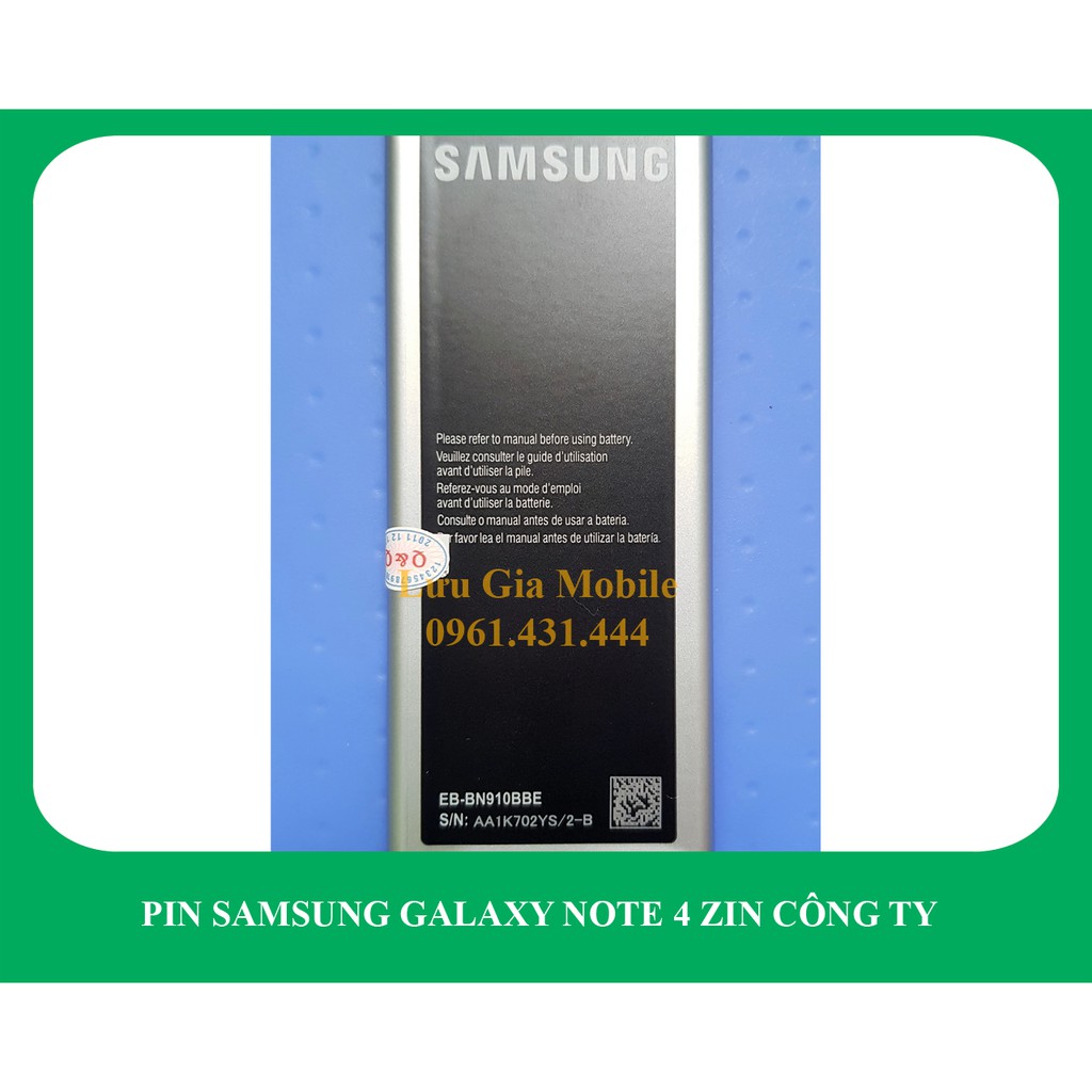 Pin Samsung Galaxy Note 4 công ty N910 | Note 4 2 Sim N9100 | Note 4 Edge N915