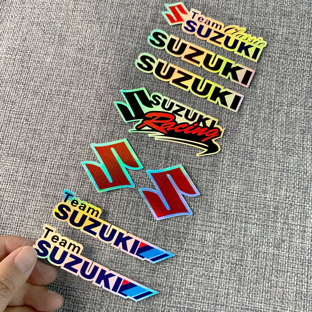 Miếng Dán Trang Trí Kính Chắn Gió Xe Mô Tô Suzuki