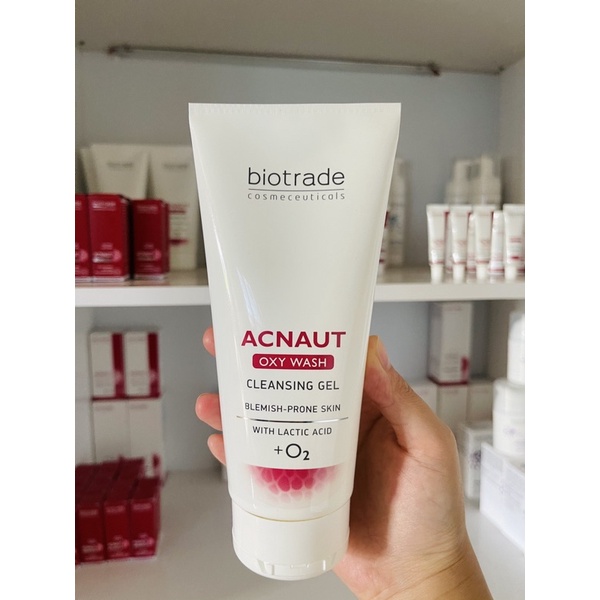 Rửa Mặt dành cho da dầu mụn - Biotrade Acne Out Oxy Wash