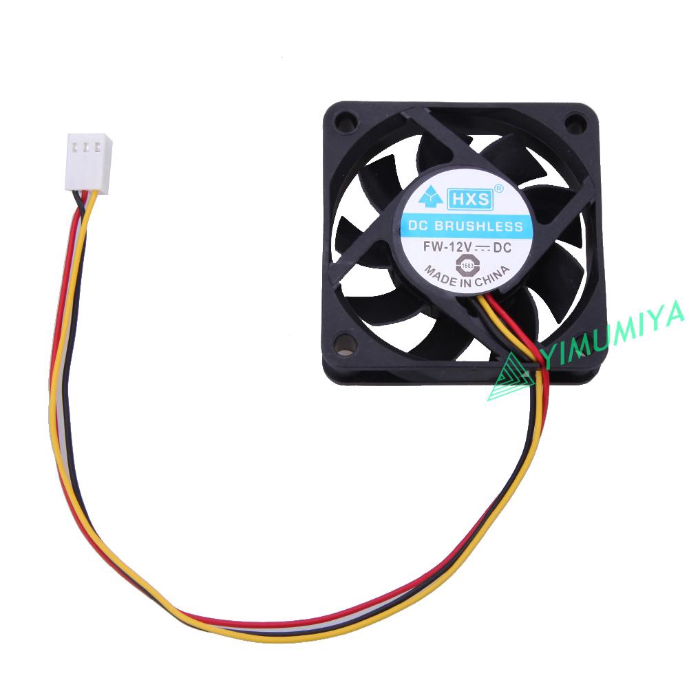 Quạt Tản Nhiệt Pc Yi Ổ Bi 3 Pin Nhỏ Gọn Kết Nối Với P4 12v Dc 6cm