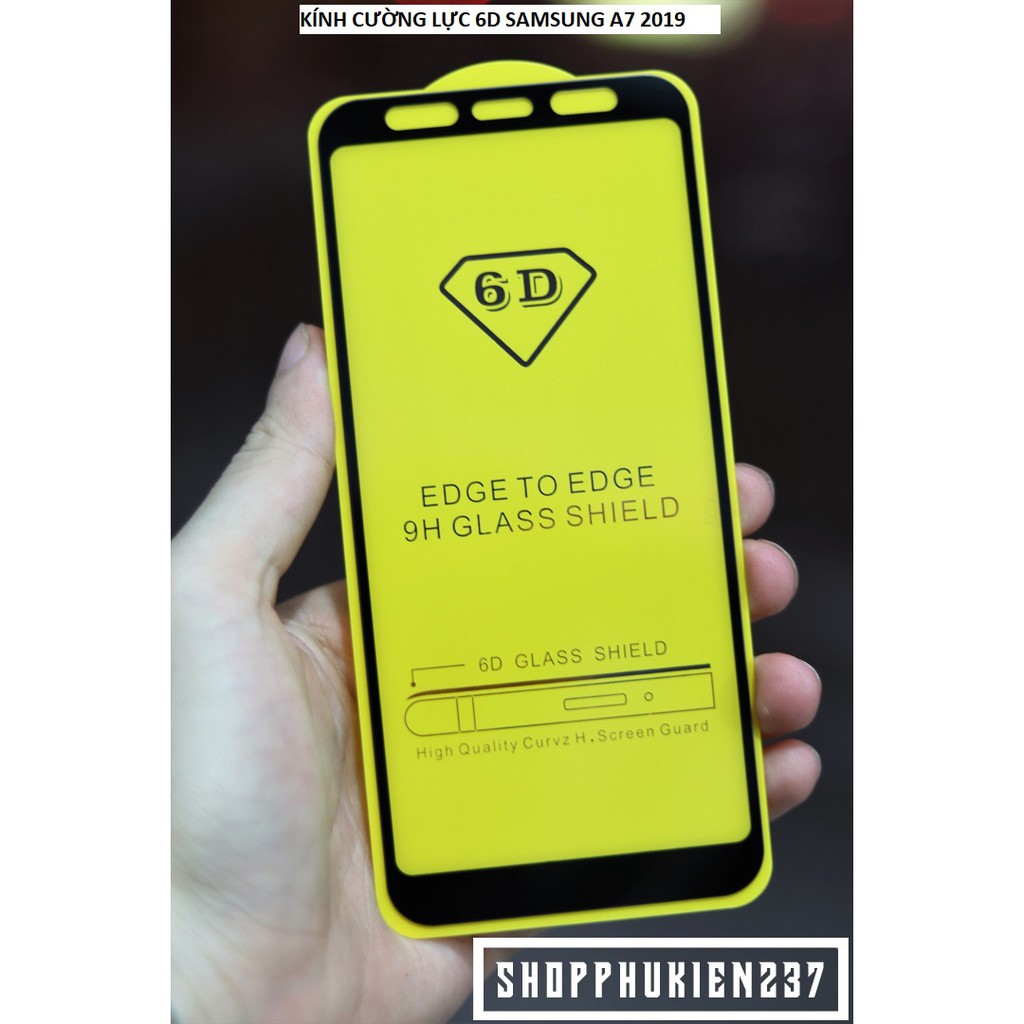 [Freeship toàn quốc từ 50k] CƯỜNG LỰC 6D SAMSUNG GALAXY A7 2018 KÍNH FULL MÀN 6D CAO CẤP