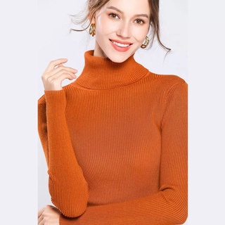 Áo len cổ lọ cho nữ.