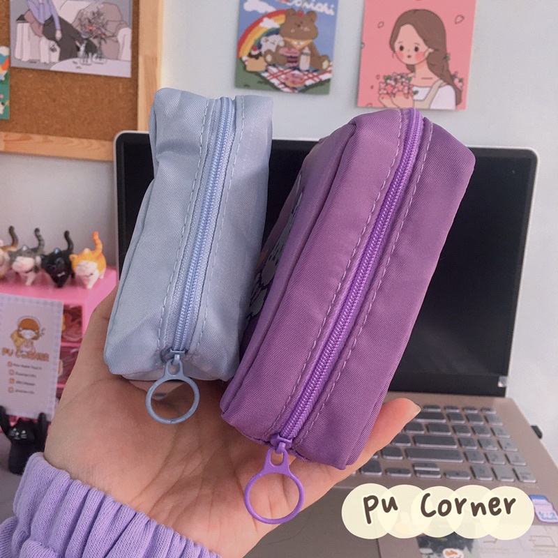 Túi ví vải đựng đồ cá nhân đa năng mini cute