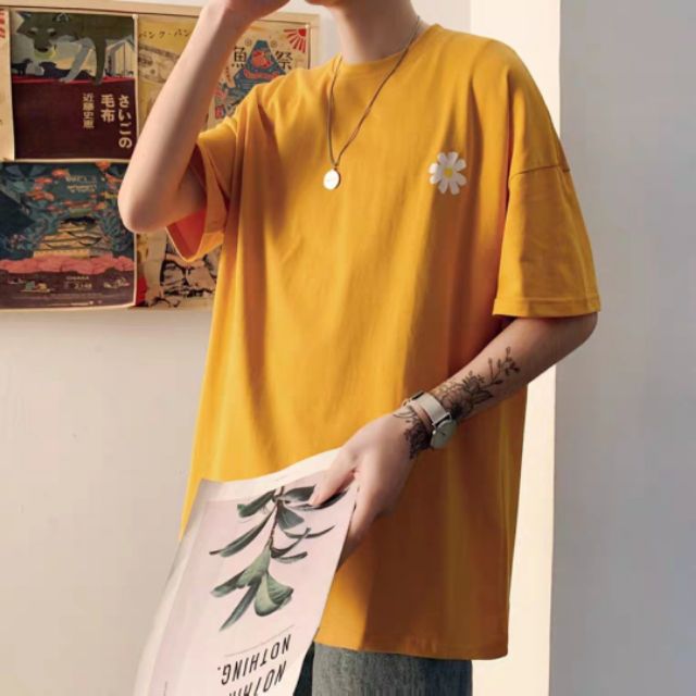ÁO THUN HOA CÚC 8 CÁNH UNISEX DESIGN BẢN 2019 TT21