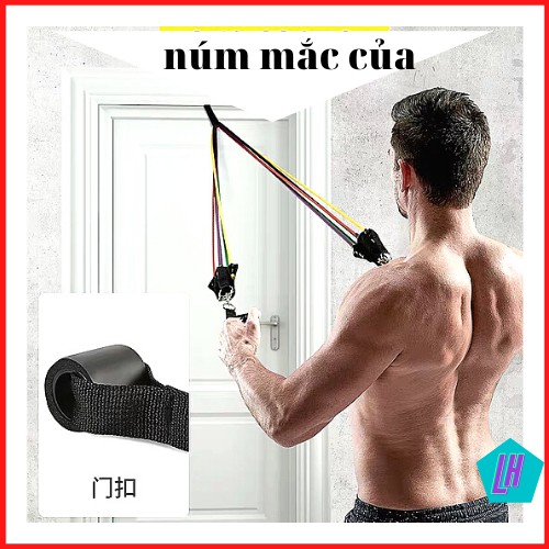 Dây tập gym tập thể dục ngũ sắc siêu dai