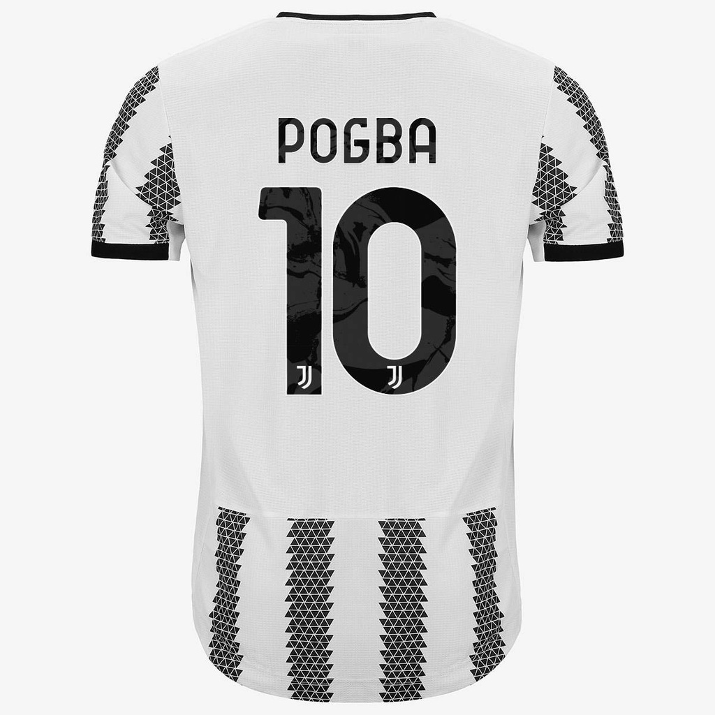 Áo Thun Bóng Đá NP2 2022-2023 Juventus FC Số 10 Pogba Plus Size Cho Nam Và Nữ