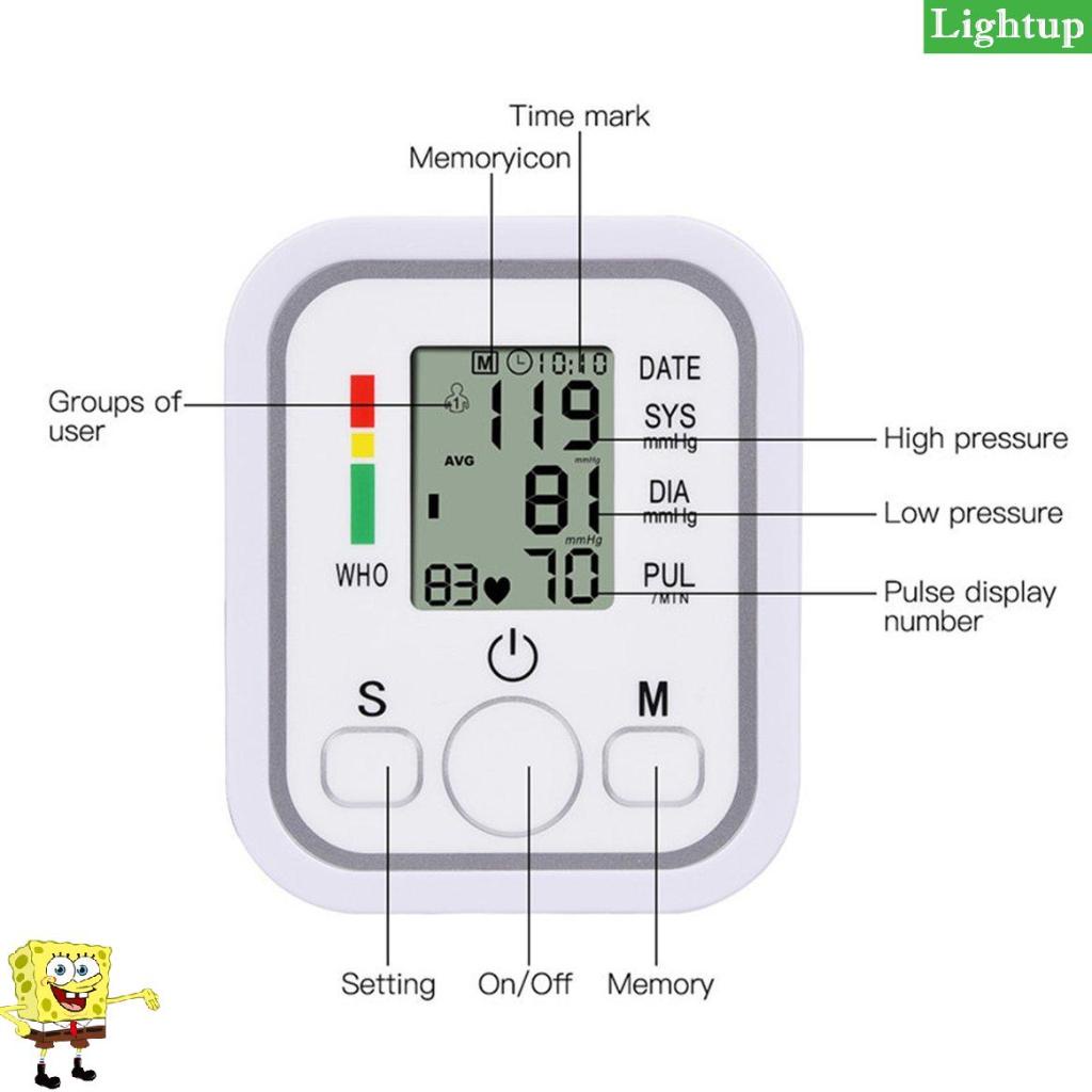 Máy đo huyết áp cánh tay máy đo áp suất huyết áp y tế tự động 7.2 - ảnh sản phẩm 3