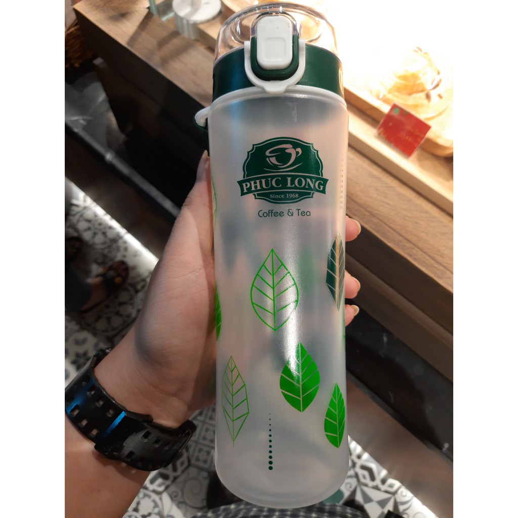 Bình thể thao Phúc Long lá trà 700ml | BigBuy360 - bigbuy360.vn