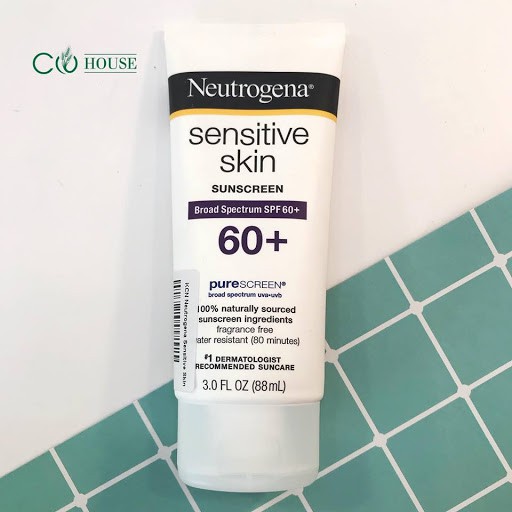 Kem chống nắng dành cho da nhạy cảm Neutrogena Sensitive Skin SPF 60 hàng mỹ