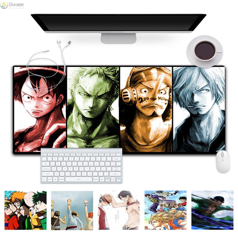 Thảm Lót Chuột Và Bàn Phím Cỡ Lớn 80x30cm In Hình Anime One Piece
