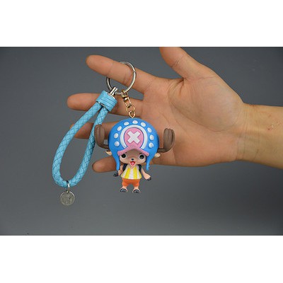 Móc khóa các nhân vật One Piece - Móc khóa mô hình Luffy Gear 4 Zoro Sanji Boa Hancok Chopper MKOP05