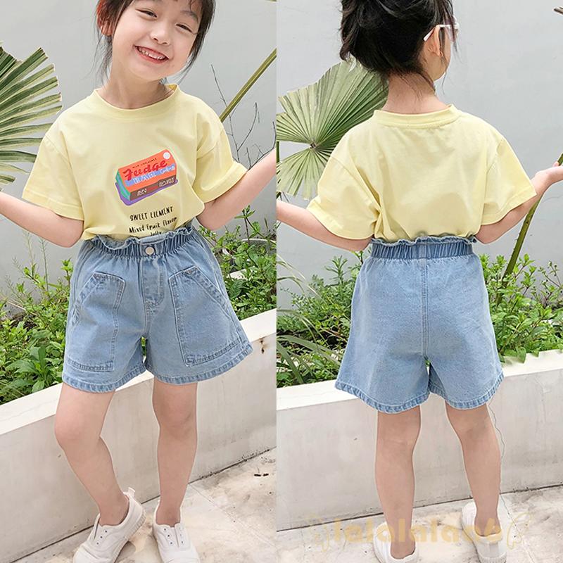 Quần Short Denim Lưng Thun Co Giãn Cho Bé Laa6