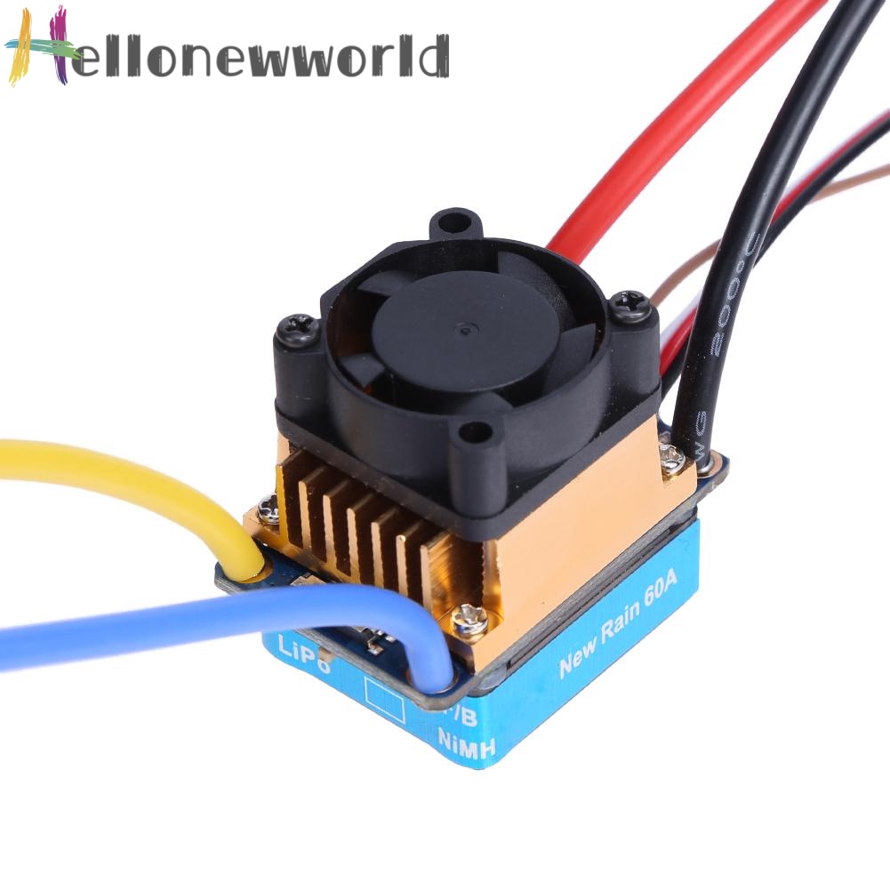 Bộ điều khiển tốc độ động cơ không chổi than ESC chống nước 320A cho xe điều khiển từ xa 1/10