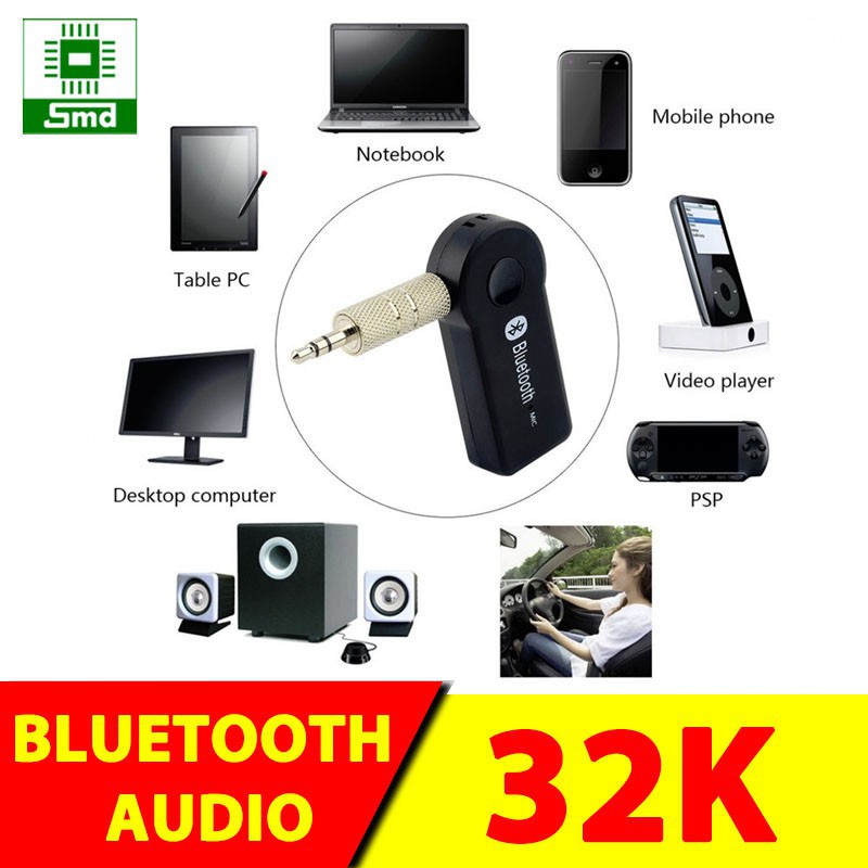 Bộ thu Bluetooth Audio 4.0 kèm pin (1 nút nhấn)