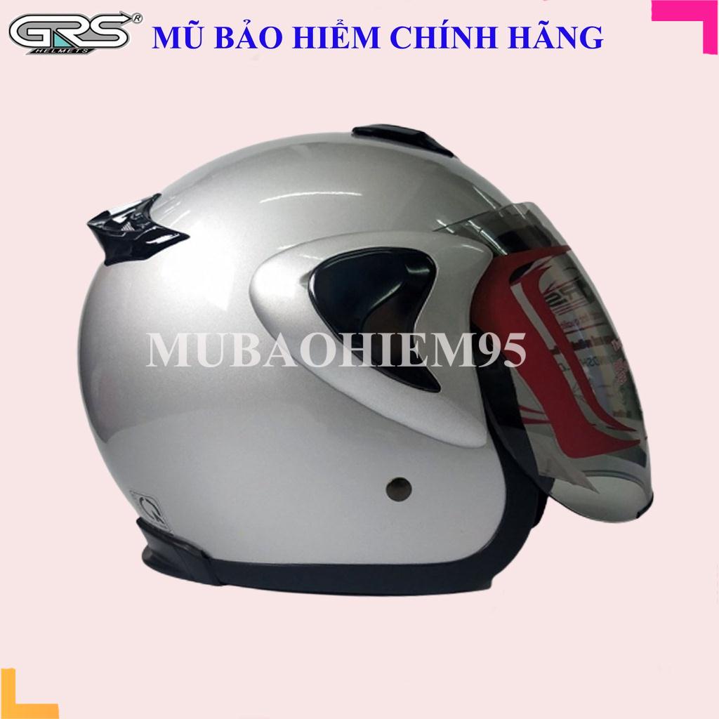 ♥️ Shop Uy Tín ♥️Kính mũ bảo hiểm grsa360k kính mũ a370 3/4 chính hãng