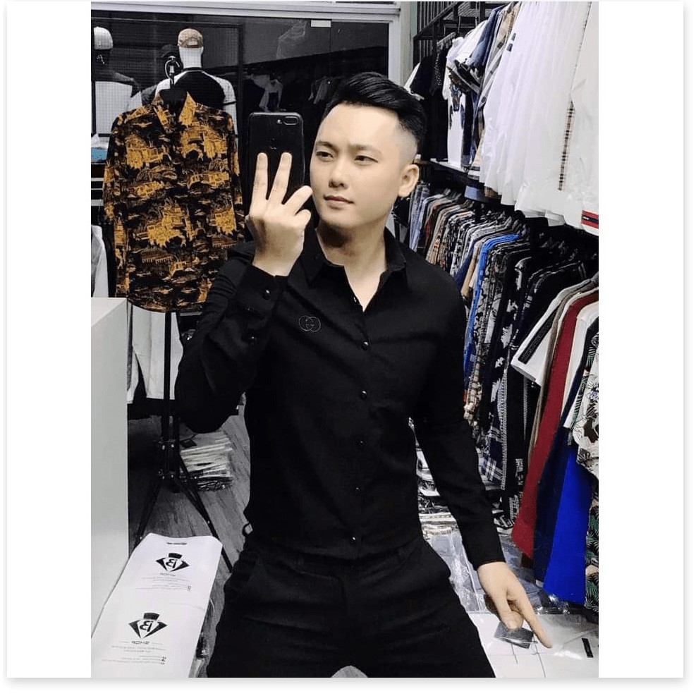 ÁO SƠ MI ĐŨI THÊU,HỌA TIẾT TRƠN,CHẤT LIỆU VÃI ĐŨI THOÁNG MÁT THỜI TRANG MỚI KME