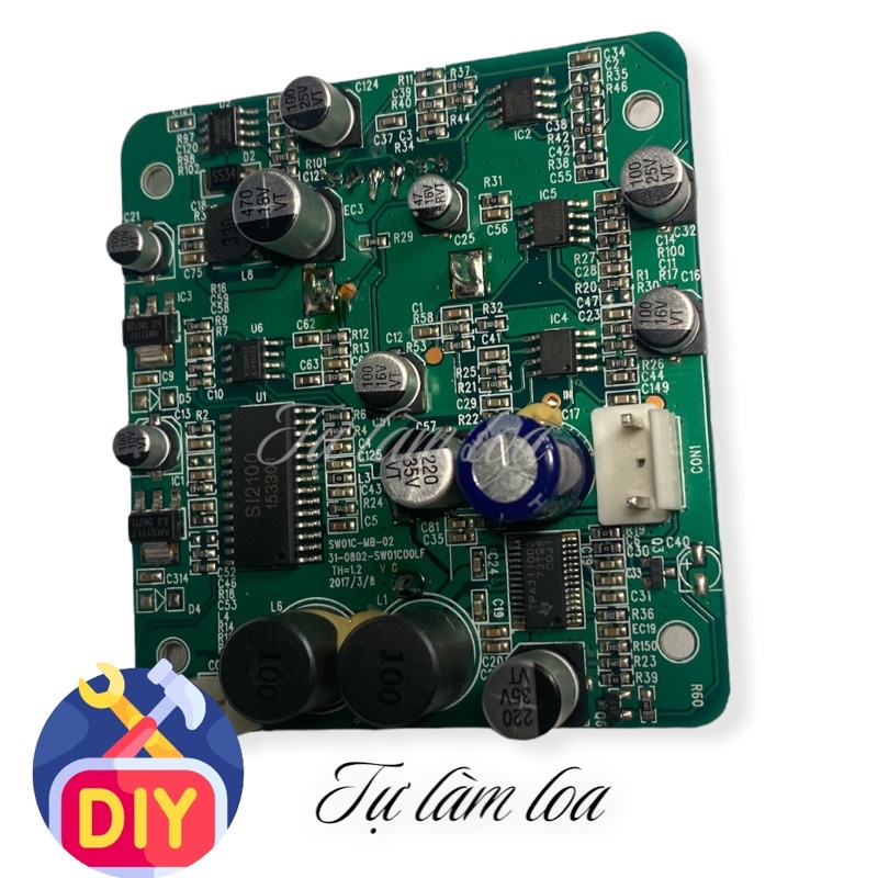 Mạch Loa Sub rời tích hợp công suất, biến mạch âm thanh 2.0 thành 2.1 Bass cực sâu công suất lớn