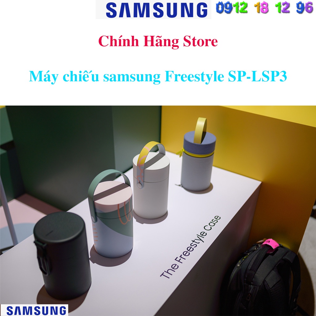 Máy Chiếu Samsung The Freestyle SPLSP3 bỏ túi, 100 inch, Bảo hành chính hãng 24 tháng.