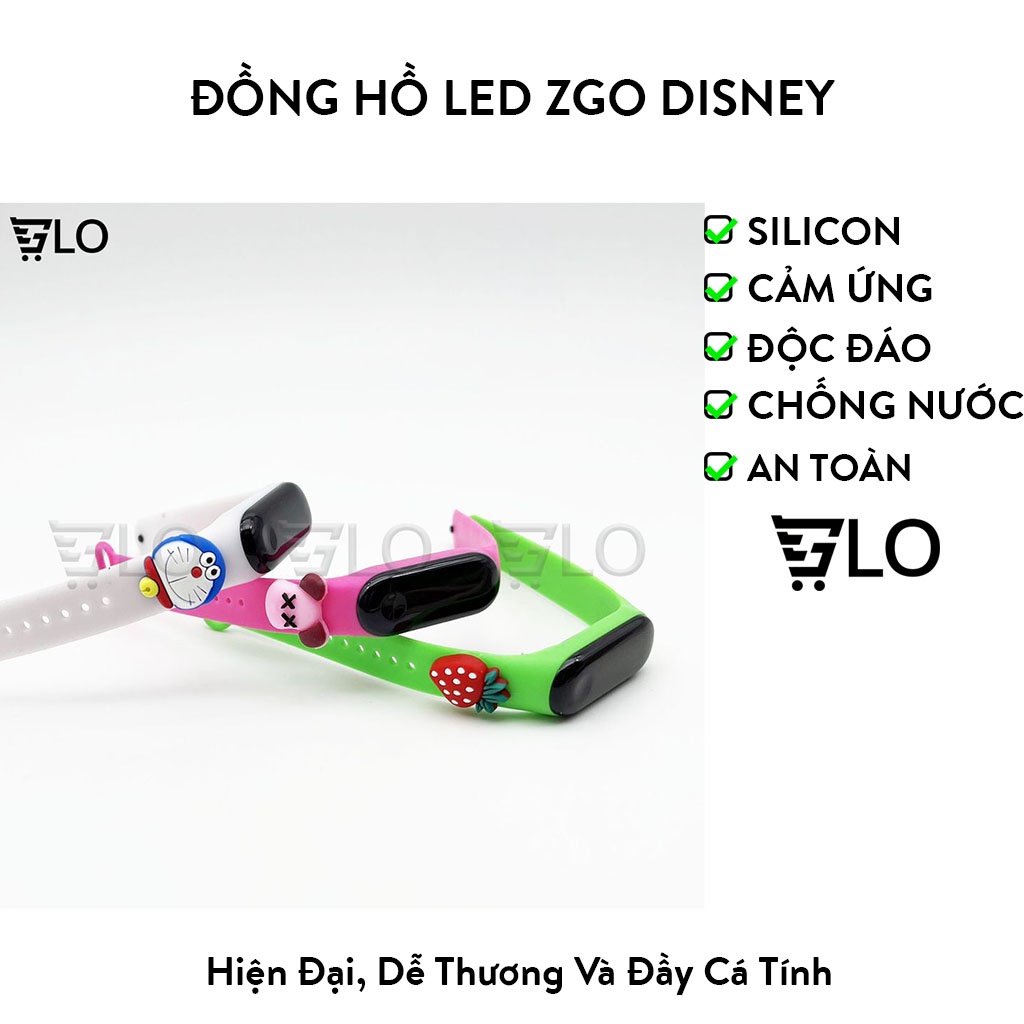 Đồng Hồ Cảm Ứng LED Zgo Disney Cho Trẻ Em