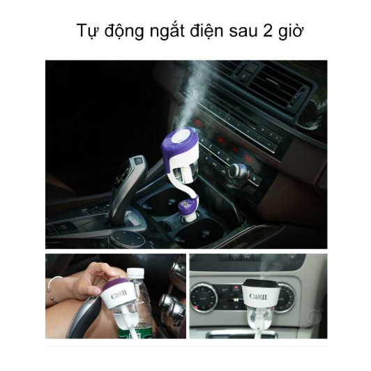 Máy phun sương 2 cổng USB dùng trên ô tô CAR nanum II