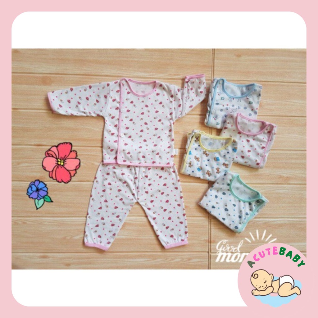 Bộ dài tay sơ sinh bình sữa (sỉ, lẻ)