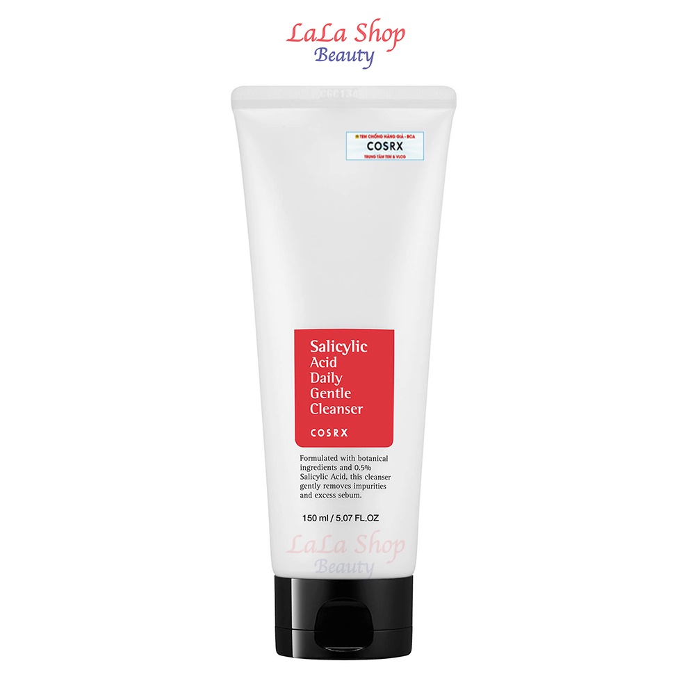 Sữa rửa mặt COSRX Salicylic Acid Daily Gentle &amp; Low pH Good Morning Gel Cleanser 150ml