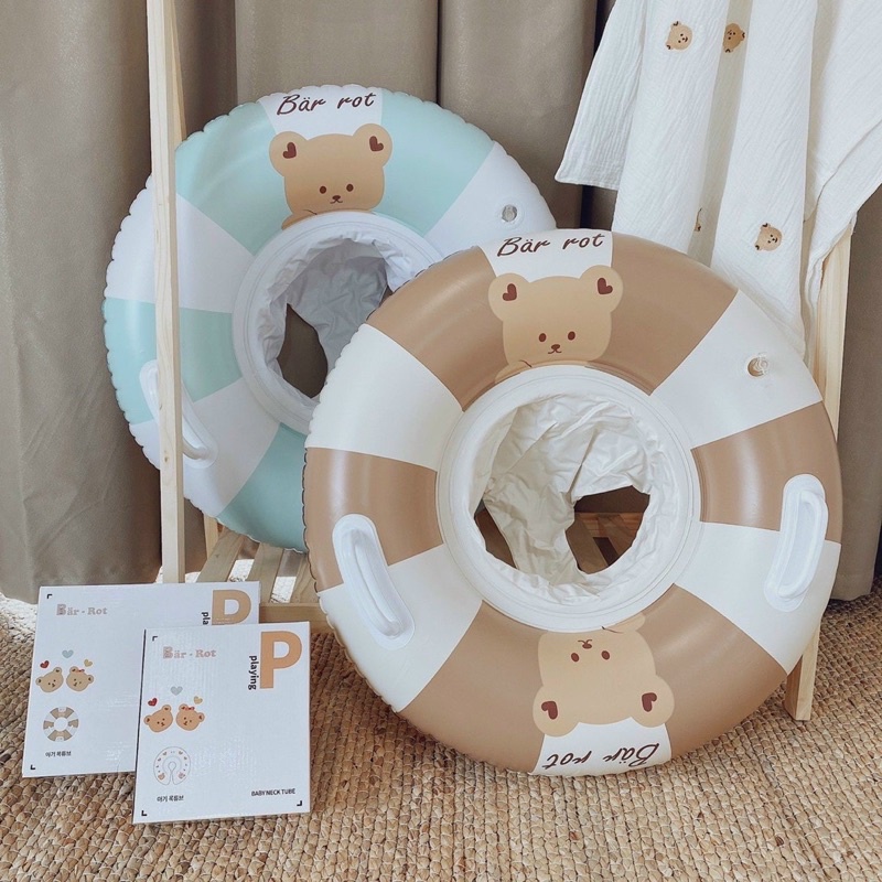 Phao ngồi cho bé Bar Rot, phao tập bơi, chống lật an toàn cho bé từ 3 tháng đến 5 tuổi bắt đầu bơi