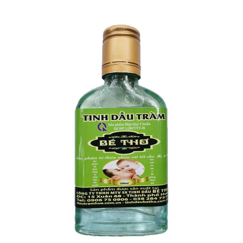 Dầu Tràm bé Thơ Loại 1 cho bé và mẹ 100ml (có tem chống giả của Công ty)