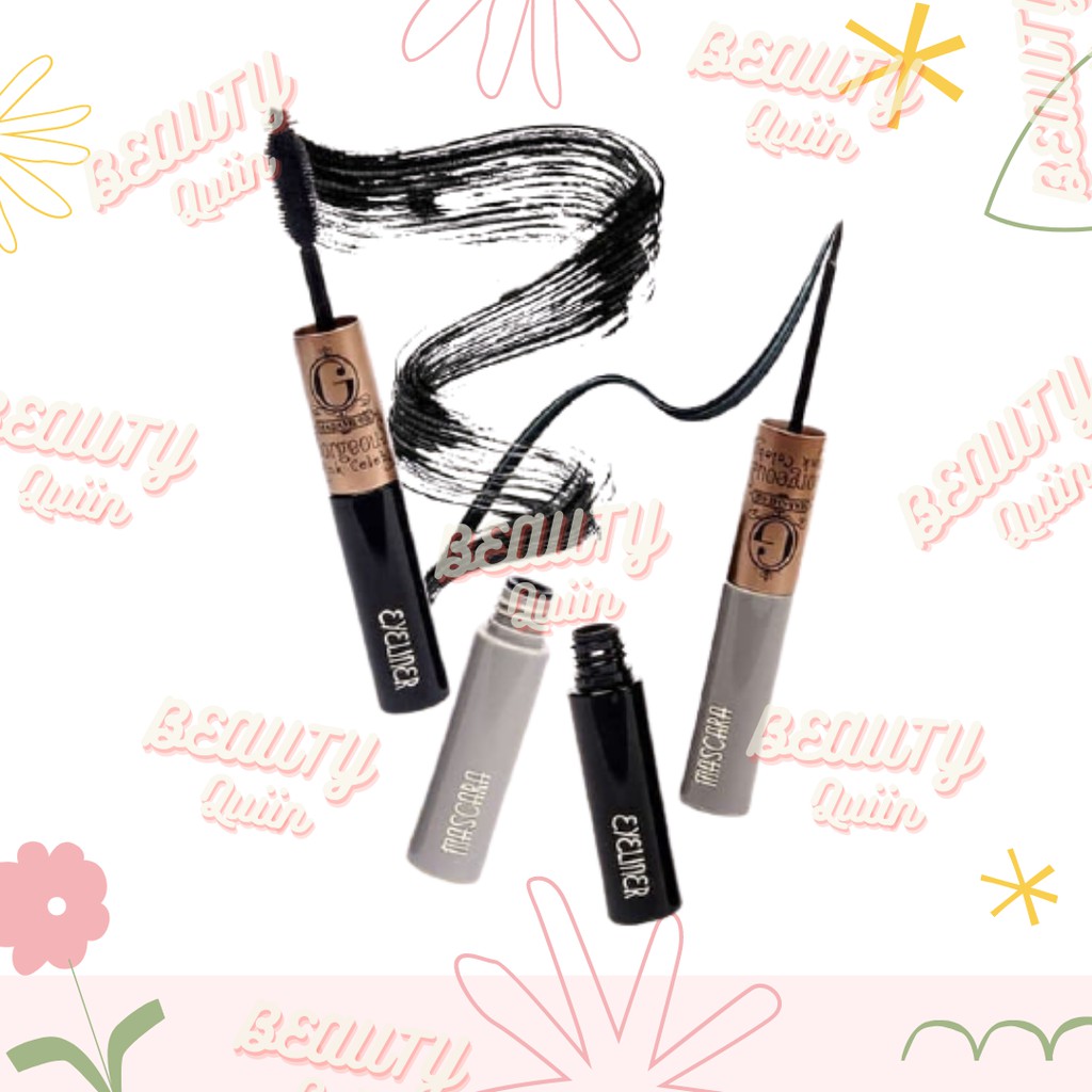 (Hàng Mới Về) Mascara Kiêm Bút Kẻ Mắt 2 Trong 1 Chống Thấm Nước Madame Gie Gorgeus Wink Celebs