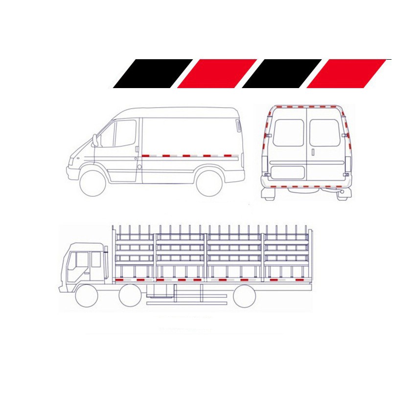 re0381 Decan phản quang 5cm dài 3m-decan dán tường phản quang-Decan phản quang dán xe-Decan phản quang cao cấp