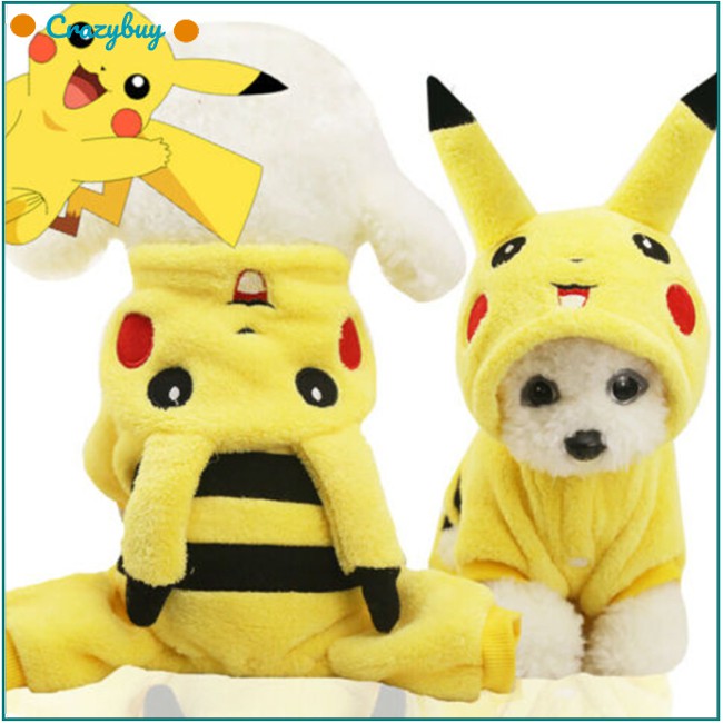 Bộ Đồ Hóa Trang Pikachu Cho Thú Cưng